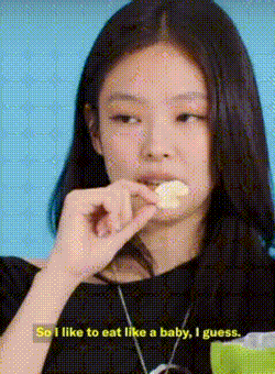 Jennie Apple Chips Jennie Eating GIF