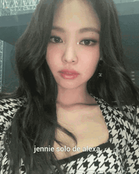 Jennie Kim Hairstyles GIF
