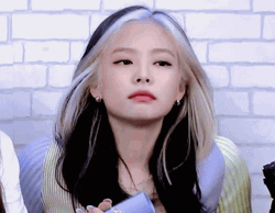 Jennie Kim White Hair Era GIF