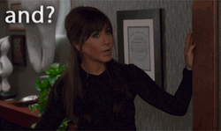 Jennifer Aniston And So What GIF