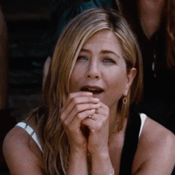 Jennifer Aniston Blushing Smile GIF