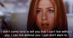 Jennifer Aniston Can't Live Without You GIF