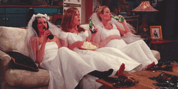 Jennifer Aniston Friends Drinking Brides GIF
