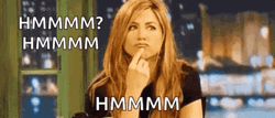 Jennifer Aniston Hmmmm GIF