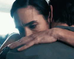 Jennifer Connelly Hugging A Man GIF