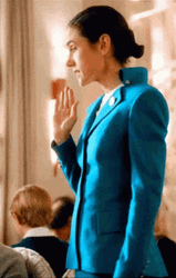 Jennifer Connelly Snowpiercer Talking To Passengers GIF