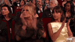 Jennifer Coolidge In The Audience Applauding GIF