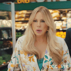 Jennifer Coolidge Looking Stunned At Grocery Shop GIF