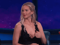 Jennifer Lawrence Black Dress GIF