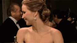 Jennifer Lawrence Laughter And Shock GIF