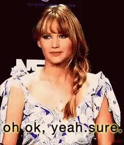 Jennifer Lawrence Oh Ok GIF