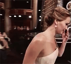 Jennifer Lawrence Oscar Fall GIF