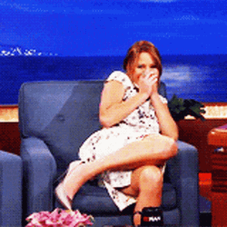 Jennifer Lawrence Sitting In Couch GIF