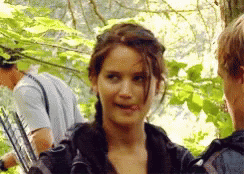 Jennifer Lawrence Tongue Out Smile GIF