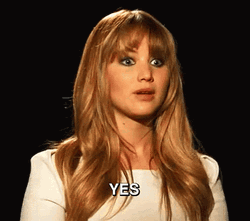 Jennifer Lawrence Yes GIF