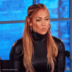 Jennifer Lopez Pouting Lips GIF