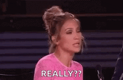 Jennifer Lopez Really Seriou Reaction GIF