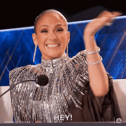 Jennifer Lopez's Hello Wave To Her Great Fans GIF