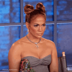 Jennifer Lopez Silly Reaction GIF