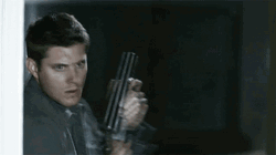 Jensen Ackles Aiming Shotgun GIF