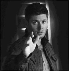 Jensen Ackles American Actor Black And White GIF