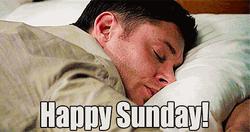 Jensen Ackles Happy Sunday Still In Bed GIF