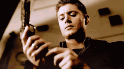 Jensen Ackles Loading Gun GIF