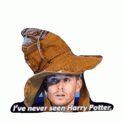 Jensen Ackles Sorting Hat Never Seen Harry Potter GIF
