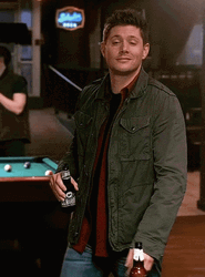 Jensen Ackles Supernatural Drunk Walk GIF