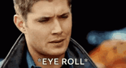 Jensen Disbelief Eye Roll Meme GIF
