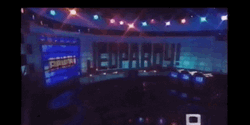 Jeopardy Old School Game Show Title Sequence GIF
