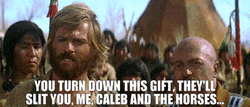 Jeremiah Johnson Del Glue Crow Tribe GIF