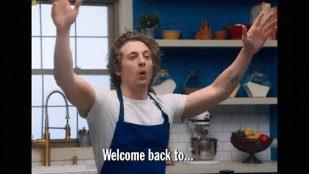 Jeremy Allen White Finger Pointing The Bear GIF