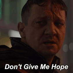 Jeremy Renner Dont Give Me Hope GIF