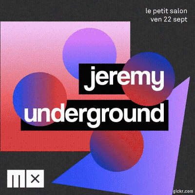 Jeremy Underground Advertisement Purple Blue Background GIF