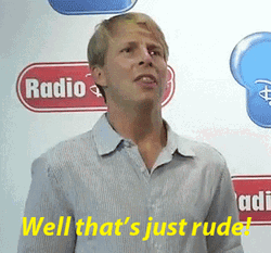 Jerk Well That's Rude GIF