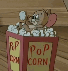 Jerry Eating Popcorn