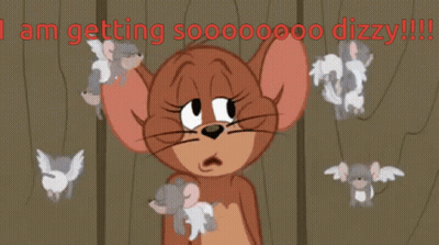 Jerry Flying Mice I Am Getting Sooooooo Dizzy GIF