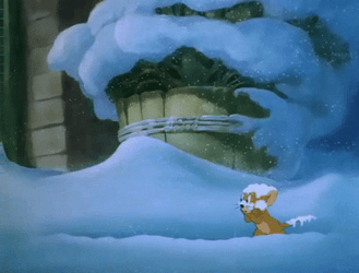 Jerry Freeze Outside GIF