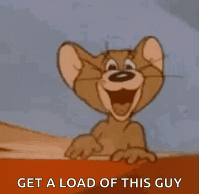 Jerry From Tom And Jerry Is Giving A Thumbs Up And Pointing . GIF