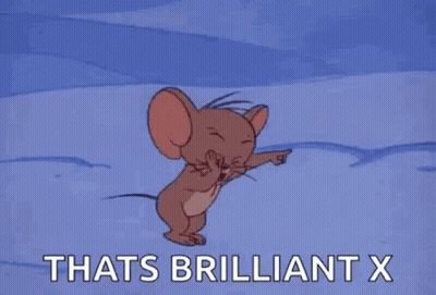 Jerry From Tom And Jerry Is Laughing And Jumping In The Snow . GIF