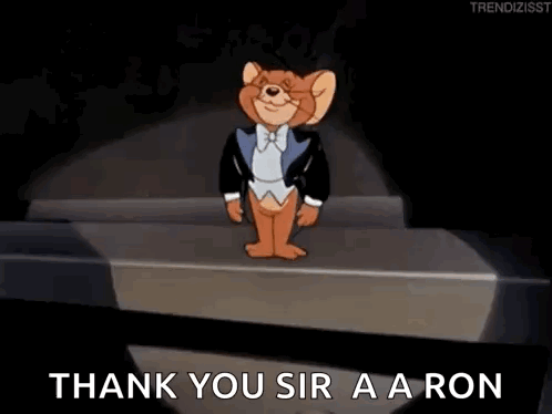 Jerry From Tom And Jerry Saying Thank You GIF
