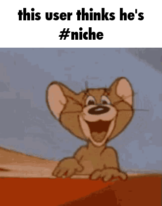 Jerry From Tom And Jerry Smiling This User Thinks He's #Niche GIF