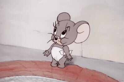Jerry From Tom And Jerry Standing On Bridge GIF