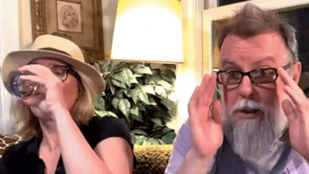 Jerry Garcia And His Wife GIF