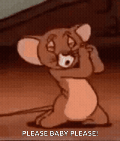 Jerry Kneeling Saying Please Baby Please GIF