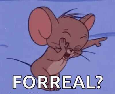 Jerry Laughing And Pointing Saying Forreal GIF