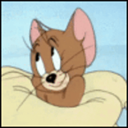 Jerry Mouse Looking Shy GIF