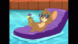 Jerry Relax Vacation Chill GIF