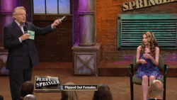 Jerry Springer Holding Cellphone  GIF